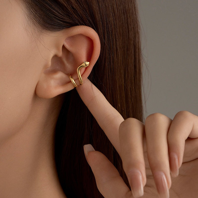 Modern Snake Ear Cuff