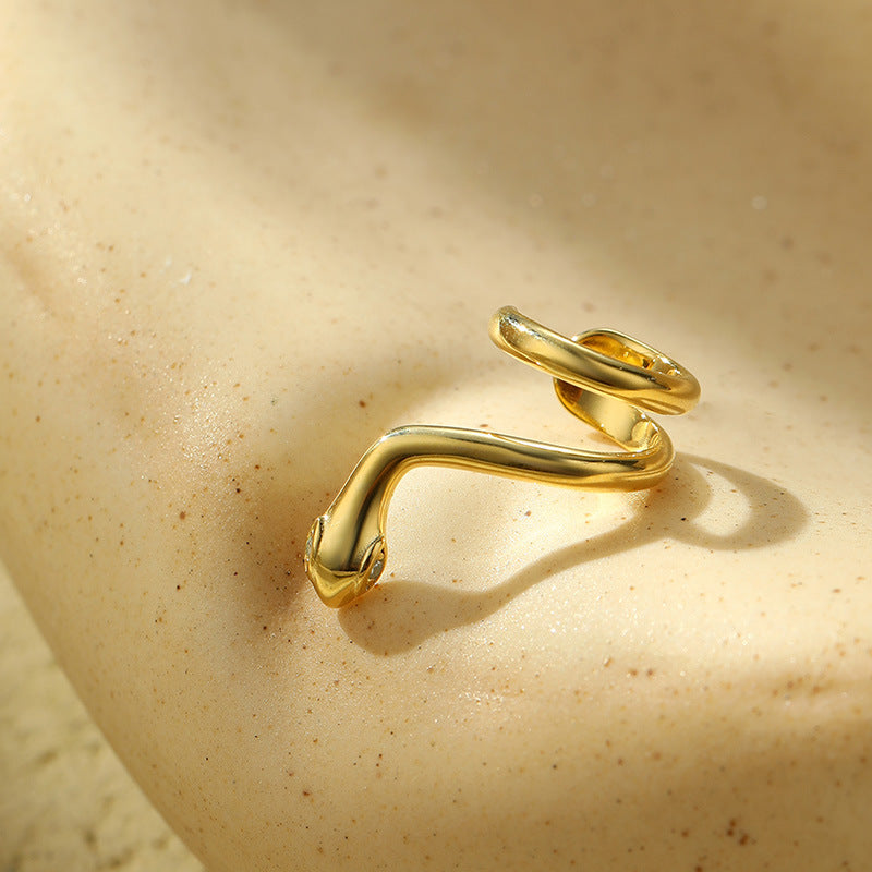 Modern Snake Ear Cuff